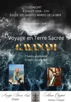 Concert &agrave; l&rsquo;&eacute;glise &ndash; Gayanam &laquo; Voyage en Terre sacr&eacute;e &raquo;_Saintes-Maries-de-la-Mer &copy; 