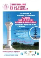 &laquo; Centenaire de la croix de Camargue  et marche sur le chemin de Marie - Madeleine_Saintes-Maries-de-la-Mer &copy; 