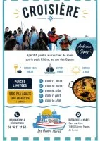 Croisi&egrave;re "Ap&eacute;ritif, Pa&euml;lla, Coucher du Soleil" au son des Gipsys_Saintes-Maries-de-la-Mer &copy; 