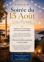 Soir&eacute;e du 15 Ao&ucirc;t au restaurant Le Grain de Sel_Saintes-Maries-de-la-Mer &copy; 
