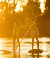 Paddle sur le Petit Rh&ocirc;ne